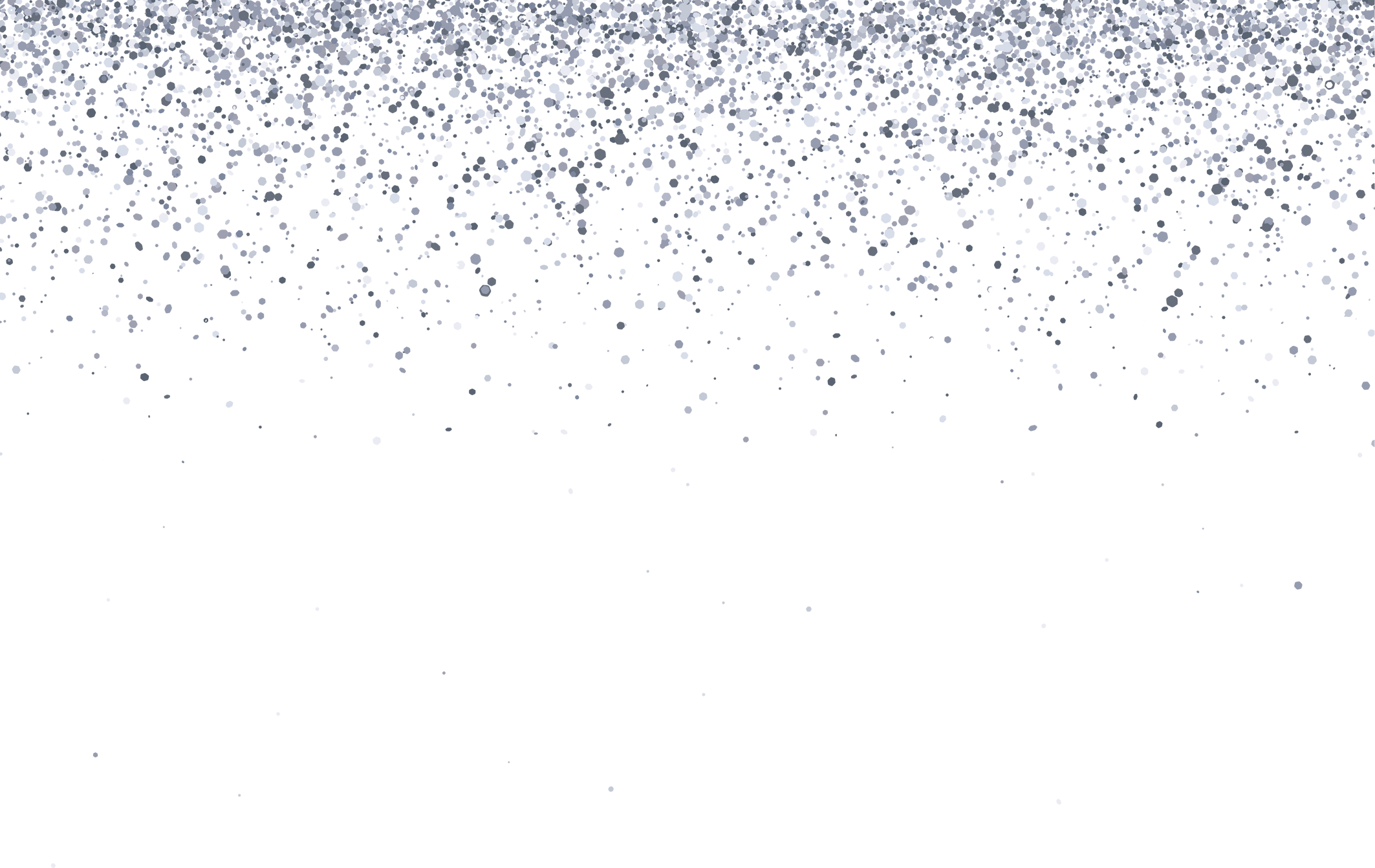 Silver Glitter Confetti Background